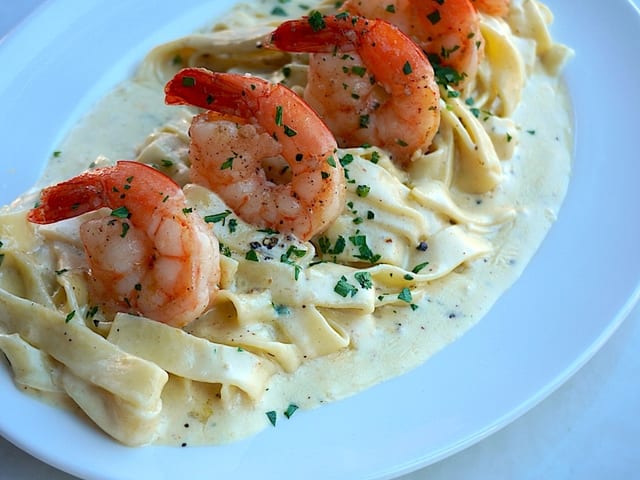 Shrimp Fettuccine.