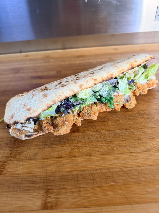 Chicken Kale Caesar Panuozzo.