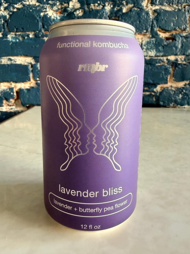 Lavender Kombucha.