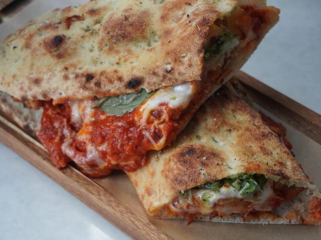 Vodka Chicken Parm Panuozzo.