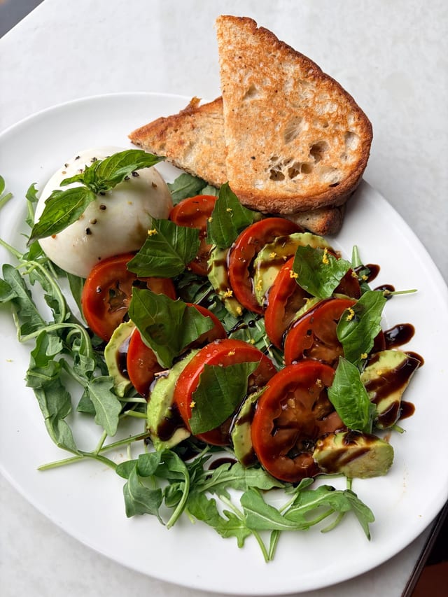 Burrata Caprese.