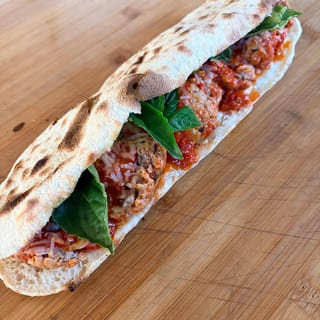 Meatball Smash Panuozzo