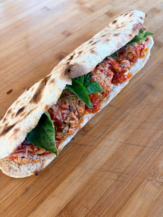Meatball Smash Panuozzo.